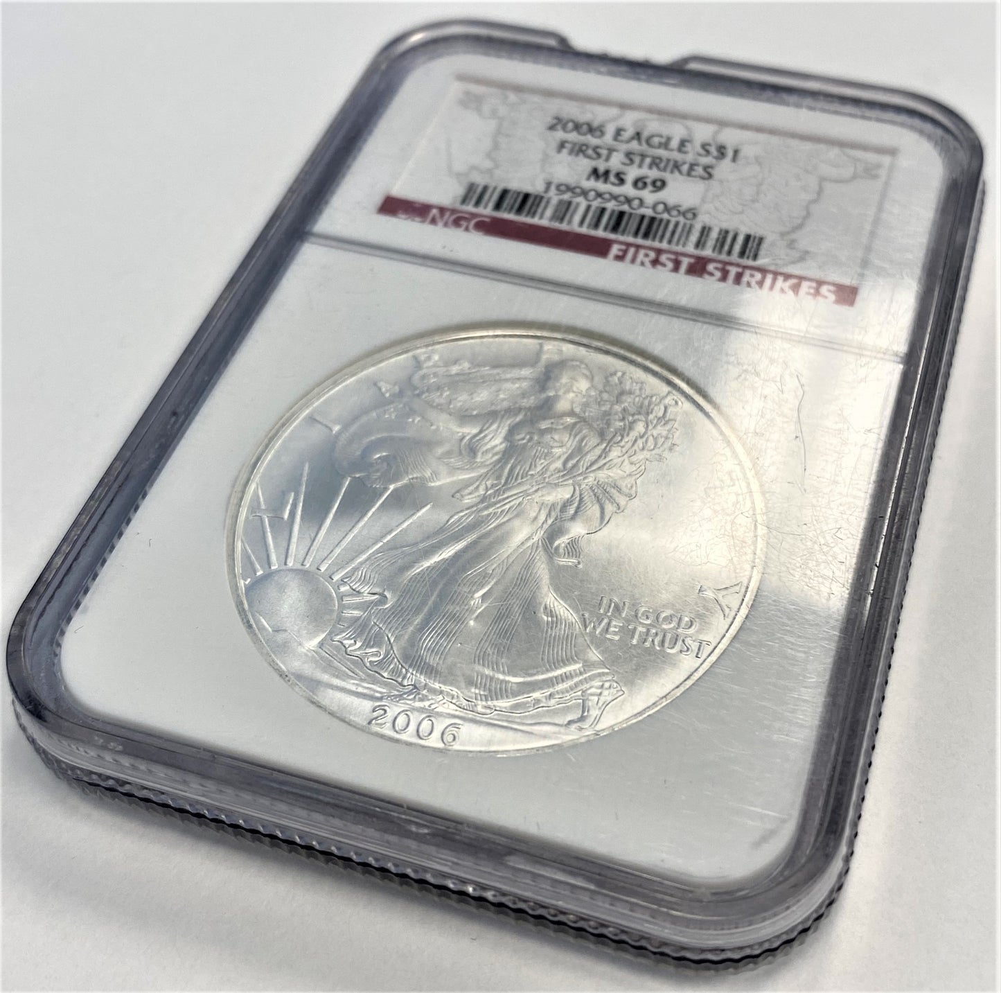 2006 NGC MS69 $1 American Silver Eagle First Strikes US Coin