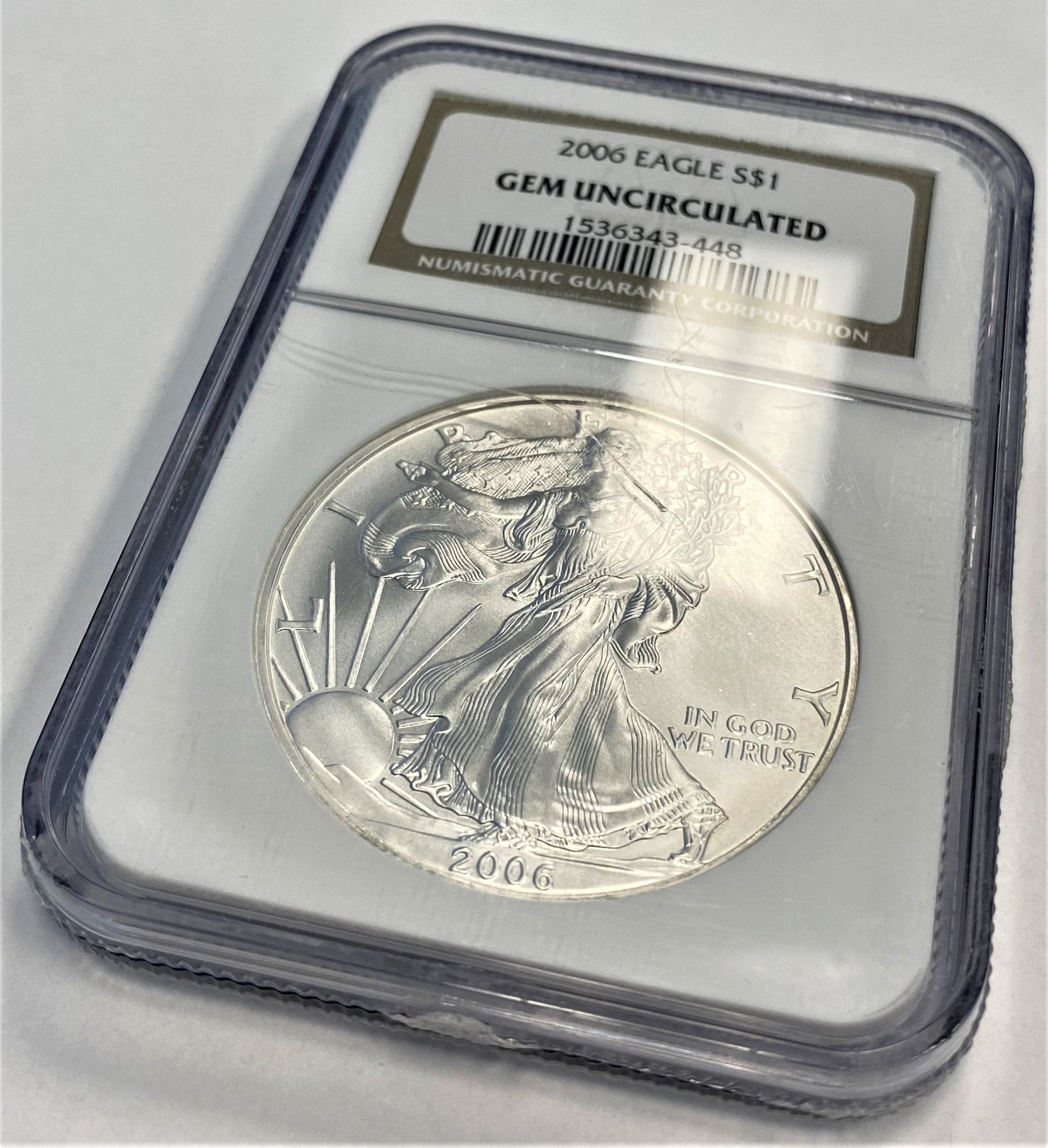 2006 NGC Gem Uncirculated $1 American Silver Eagle US Coin