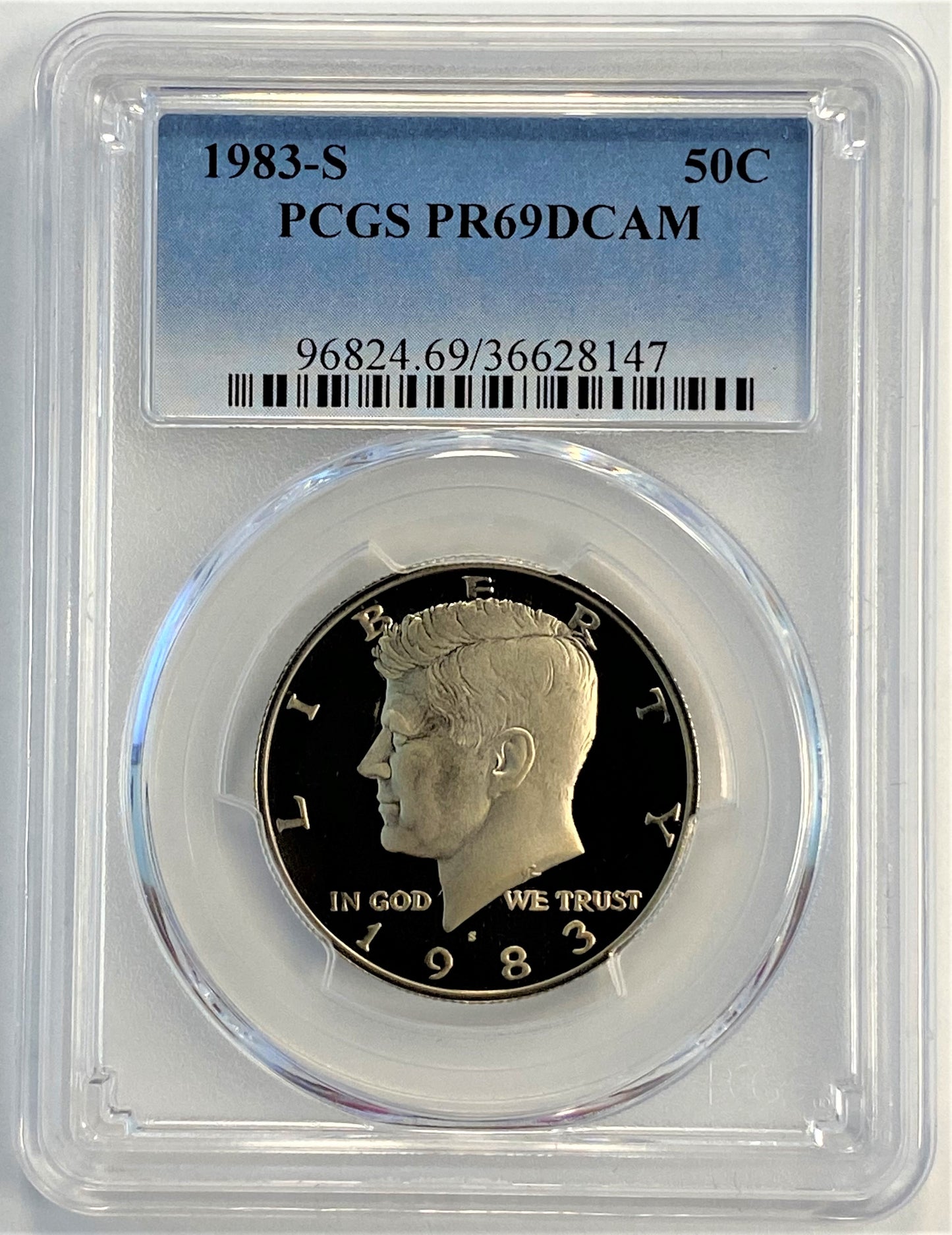 1983-S PCGS PR69DCAM 50C Kennedy Proof Half Dollar Clad US Coin