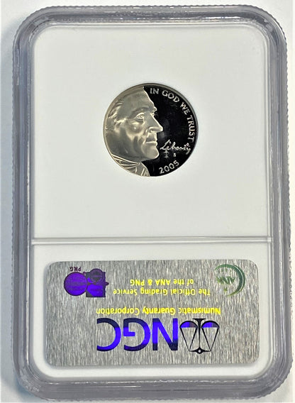 2005-S NGC PF69 5C Ocean View Proof Nickel US Coin