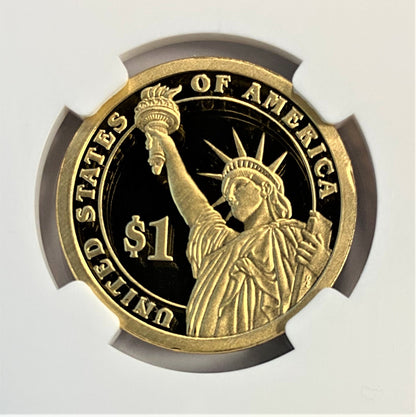 2007-S NGC PF69 $1 John Adams Second President US Coin